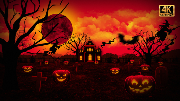 Halloween Night 4K, Motion Graphics | VideoHive